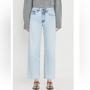 FRAME Denim The Slouchy Straight in Fizz Indigo Size 28